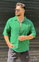 پیراهن کتان Balenciaga سبز